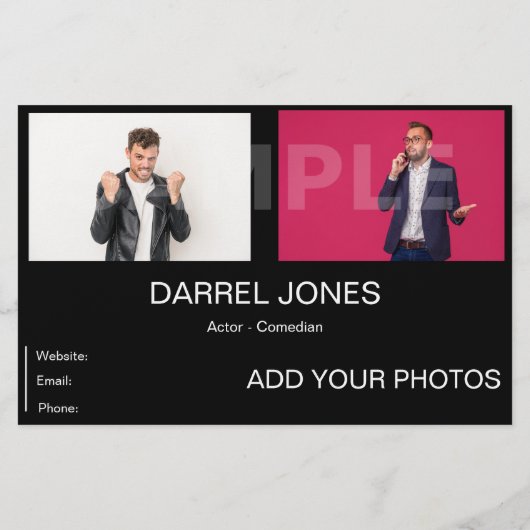 2 zijdelings geplaatste foto van Comp Zed Kaart Ac (Achterkant)