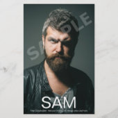 2 zijdelings geplaatste fotoACtor Comp Zed-kaart Flyer (Voorkant)