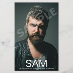 2 zijdelings geplaatste fotoACtor Comp Zed-kaart Flyer