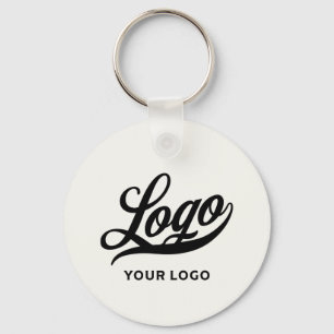 2 zijdelings Logo op off white Business Eenvoudig Sleutelhanger