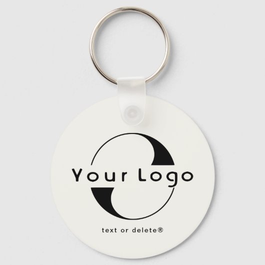 2 zijdelings Logo QR Code op Van witte Bedrijfs Be Sleutelhanger (Voorkant)