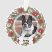 2-zijdes Pet Memorial kerstversiering Ornament (voorkant)