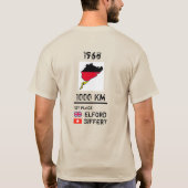 2-zijdig 1968 RACING T-Shirt (Achterkant)