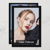 2-zijdig 5-fotoconnector model 5x7 Comp/Zed Kaart (Voorkant / Achterkant)