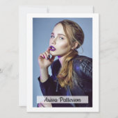 2-zijdig 5-fotomodel speler 5.5x7.5 Comp/Zed-kaart Kaart (Voorkant)