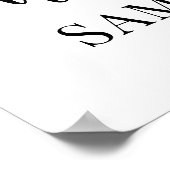 2-zijdig 6 foto afstuderen partij welkom Poster (Hoek)