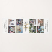 2-zijdig aangepaste mantra wit en goud monogram fo yogamat (Voorkant (horizontaal))