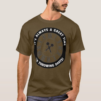 2 zijdig afdrukken Dart gooien Quote voor Dartboar T-shirt
