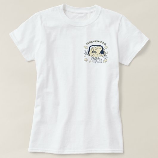 2-zijdig autisme acceptatie Shirt, ABA-therapie T-shirt (Design voorkant)