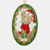 2-zijdig - Beary Merry Teddy Bear Ornament (Links)