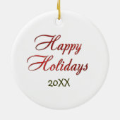 2-zijdig - Bite Me Gingerbread Man Ornament (Achterkant)