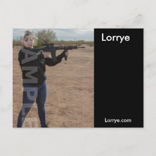 2-zijdig Briefkaart voor hoofdopname en modelkopte