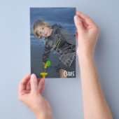 2-zijdig Briefkaart voor hoofdopname en modelkopte Flyer (Hand)