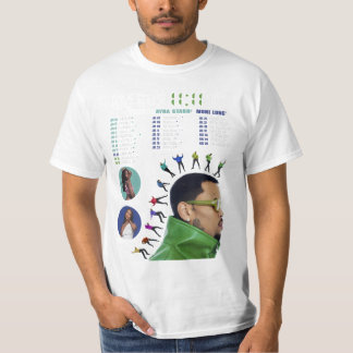 2-zijdig Chris 1111 Tour 2024 T-shirt Bruin 2024