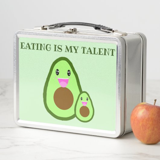 2-zijdig citaat uit Kawaii Avocado is mijn talent (In situ)