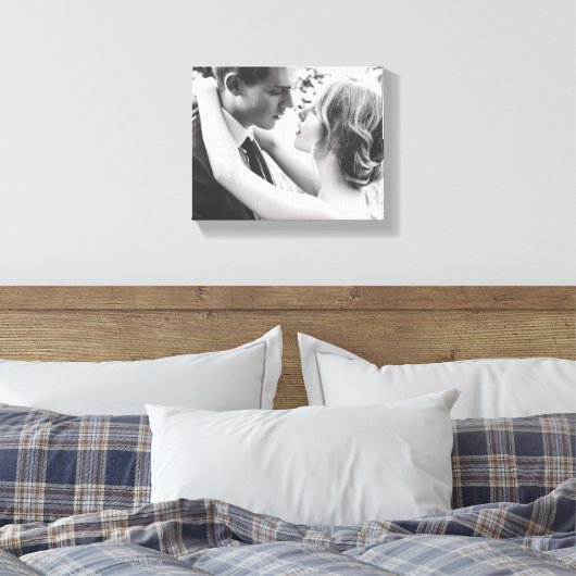 2-zijdig Elegant Scroll 2 Photo Canva Canvas Afdruk (Insitu (Slaapkamer))