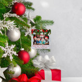 2 zijdig, familie foto Ornament, gepersonaliseerd Keramisch Ornament