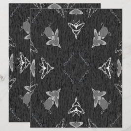 2-zijdig Flying High in B&W Scrapbook Papier