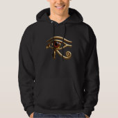 2-zijdig Gouden Oog van Horus Hoodie (Voorkant)
