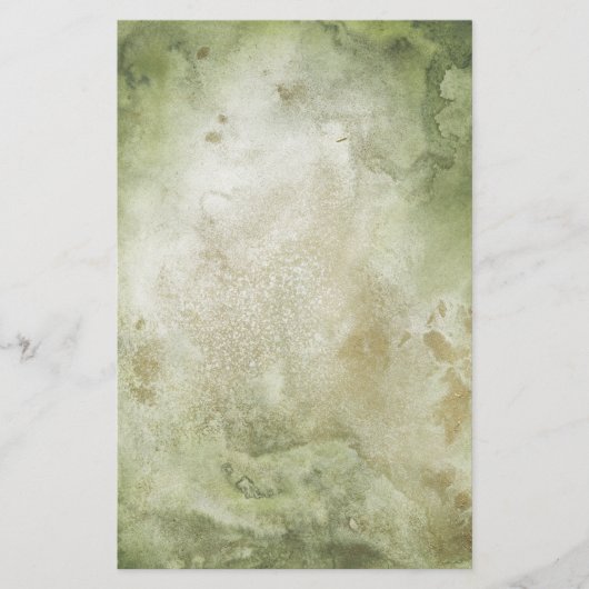 2-zijdig groen- en Gold-Waterverf zeeppapier (Voorkant)