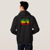 2-zijdig Haile Selassie DARK T-shirt (Achterkant volledig)