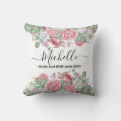 2-zijdig kerstcadeau voor moeder. met rozen kussen (Voorkant)