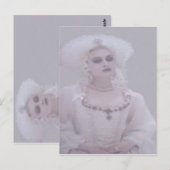 2-ZIJDIG Le Queen Marie Antoinette ~ Briefkaart (Voorkant / Achterkant)