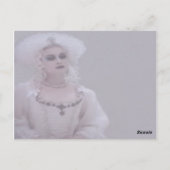 2-ZIJDIG Le Queen Marie Antoinette ~ Briefkaart (Achterkant)