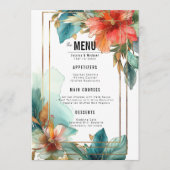 2 zijdig menu + DRINKEN Hibiscus Serenade Paradise (Voorkant)