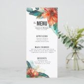 2 zijdig menu + DRINKEN Hibiscus Serenade Paradise (Staand voorkant)