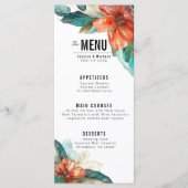 2 zijdig menu + DRINKEN Hibiscus Serenade Paradise (Voorkant)