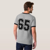 2 zijdig nummer 65 Ringer T-shirt (Achterkant volledig)