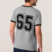 2 zijdig nummer 65 Ringer T-shirt (Achterkant)