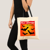 2-zijdig Nut Allergy Nut-Free Snoep Halloween Trea Tote Bag (Voorkant (product))