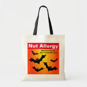2-zijdig Nut Allergy Nut-Free Snoep Halloween Trea Tote Bag (Voorkant)