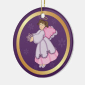2-zijdig - Snowflake Angel Ornament (Links)