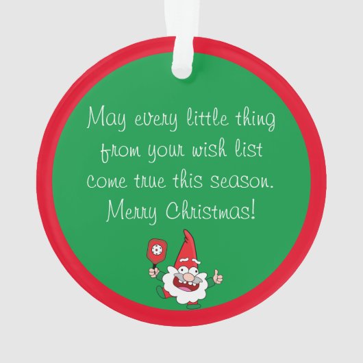 🎅 2-zijdige aanpasbare kerstpekelbal met een kant ornament (achterkant)