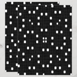 2-zijdige B&W gestructureerde minimalisme scrapboo