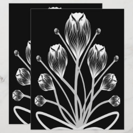 2-zijdige B&W Tulip Owlsprey H&S Scrapbook Pagina