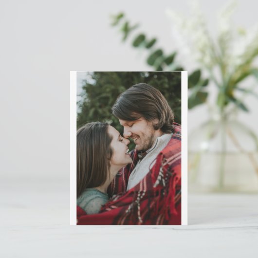  2-zijdige Elegant Scrolls 2 Foto Briefkaart (Staand voorkant)