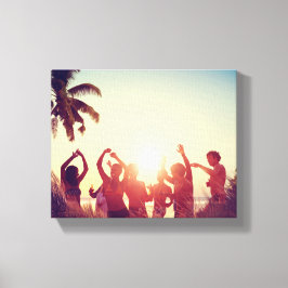  2-zijdige Elegant Scrolls 2 Foto Canvas Afdruk