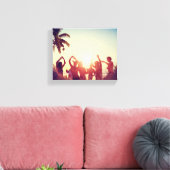 2-zijdige Elegant Scrolls 2 Foto Canvas Afdruk (Insitu (Woonkamer))