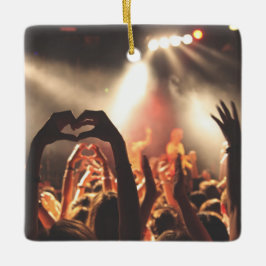  2-zijdige Elegant Scrolls 2 Foto Keramisch Ornament