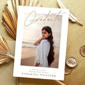 2-zijdige foto 2025 High School Afstuderen Aankondiging