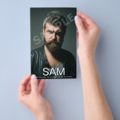 2-zijdige foto acteur comp Zed kaart (Hand)