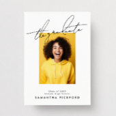 2-zijdige foto High School De Afstuderen Aankondiging