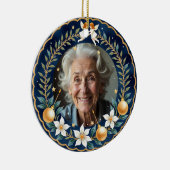 2-zijdige herdenkings Kerst Celestial Comfort  Keramisch Ornament (Rechts)