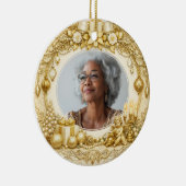 2-zijdige herdenkings Kerst Keramisch Ornament (Rechts)