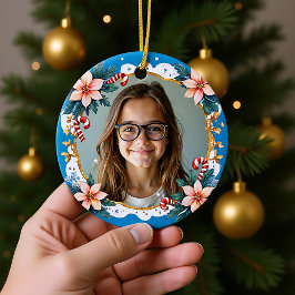 2-zijdige Herdenkings Kerstmis Sweetest Star Keramisch Ornament