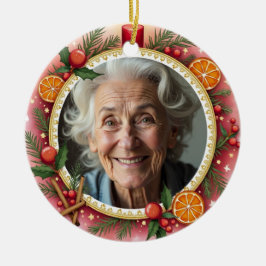 2-zijdige herdenkings Kerstmis Voor altijd dichtbi Keramisch Ornament